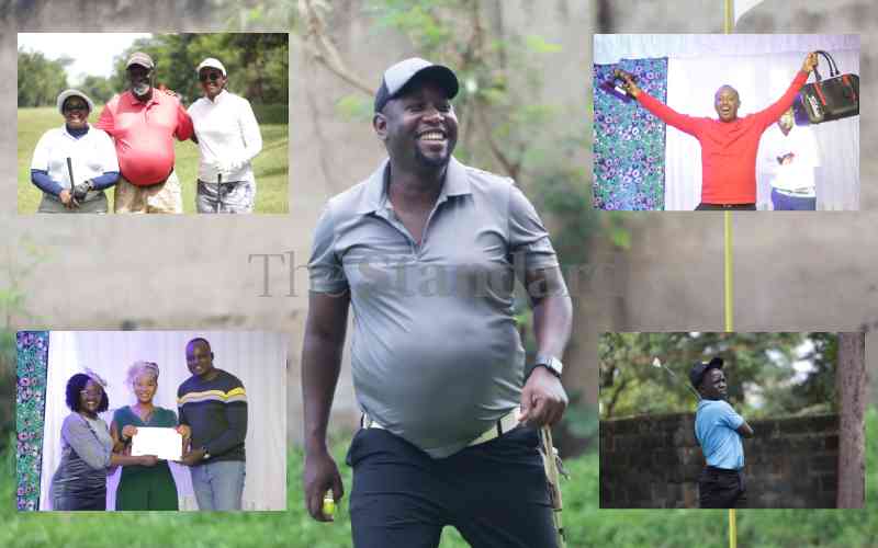 Griffin Owino triumphs in Nyanza Golf Club's Mug of the Month