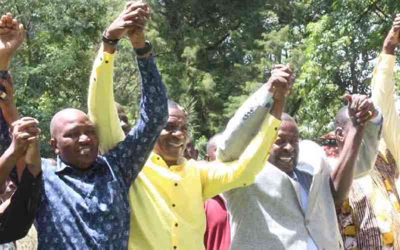 CSs thumb their noses at the law, openly push for Ruto's re-election