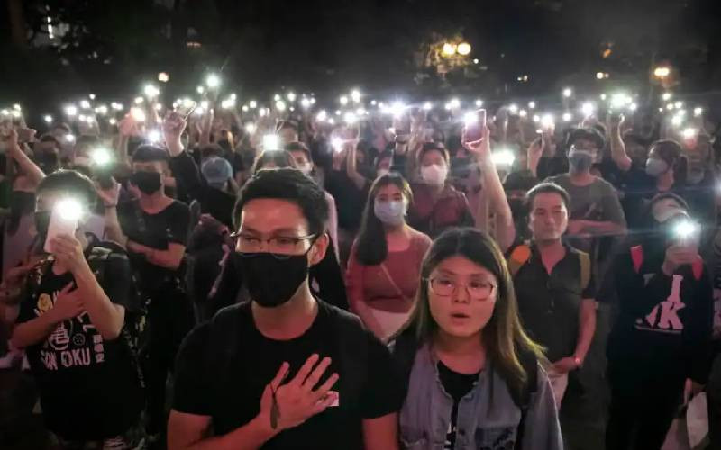 Hong Kong protest song unavailable on streaming sites