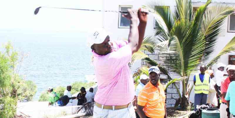 Kenya's Professional Indiza leads golfers in the 2023 'Mulembe' Tourney