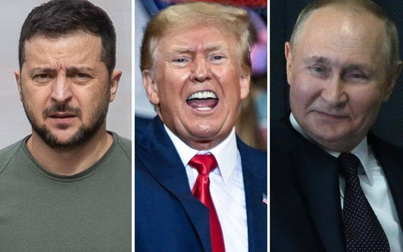Trump says Putin 'playing with...