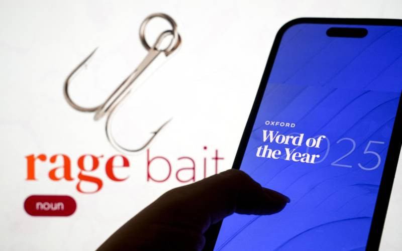 'Rage bait' wins Oxford's word of 2025