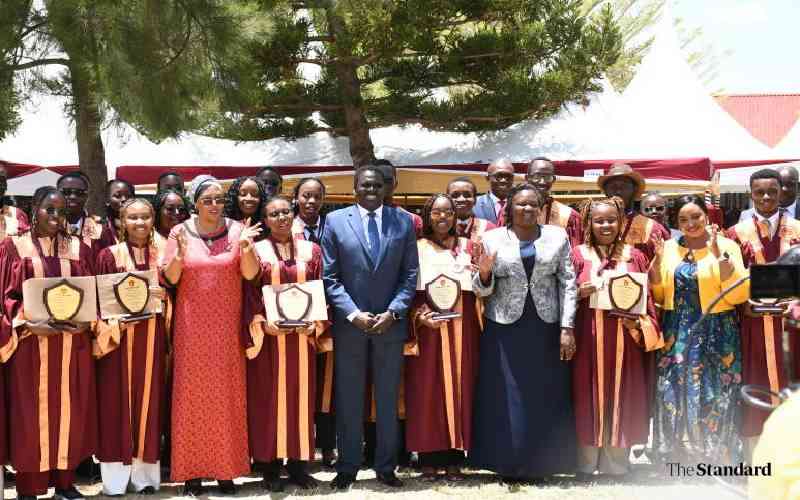 Moi Highschool -Kabarak celebrates 2024 KCSE results