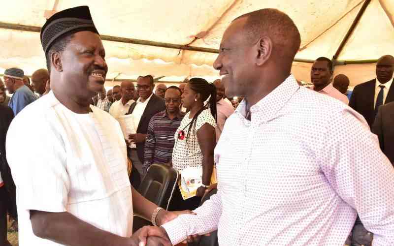 I don't hate Ruto, Raila tells South Rift residents