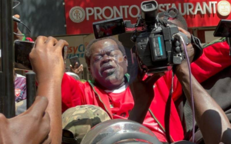 Omtatah arrested as protests o...