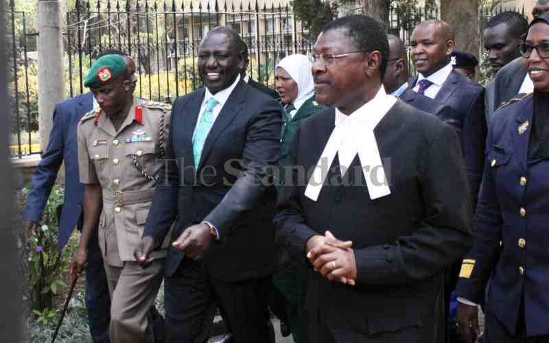 Azimio MPs read mischief in Ruto, Wetang'ula date on eve of ruling