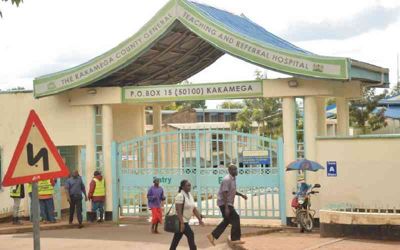 Kakamega county eyes Sh100 million revenue from hospitals