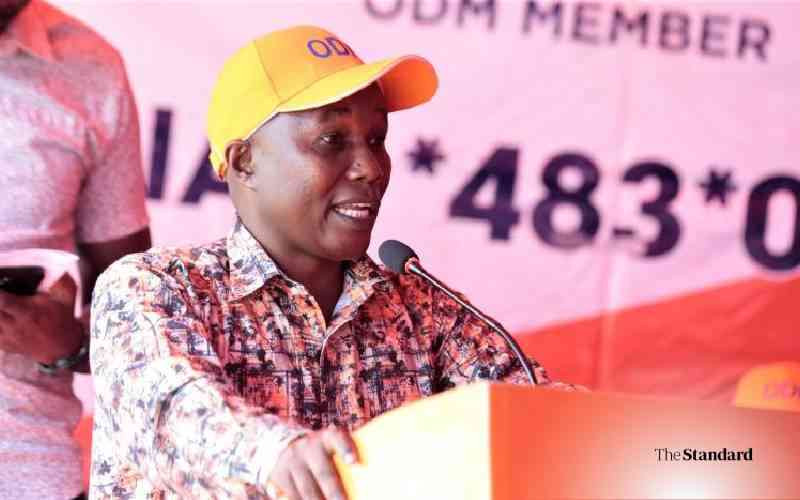 Former ODM chairperson Teddy Mwambire joins the People's Movement Party