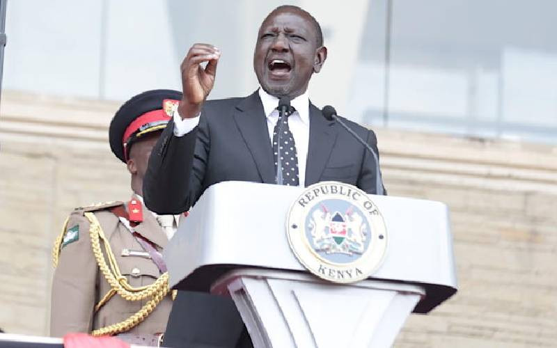 I have no apology on 'shoot-in-the-leg' police order, Ruto says