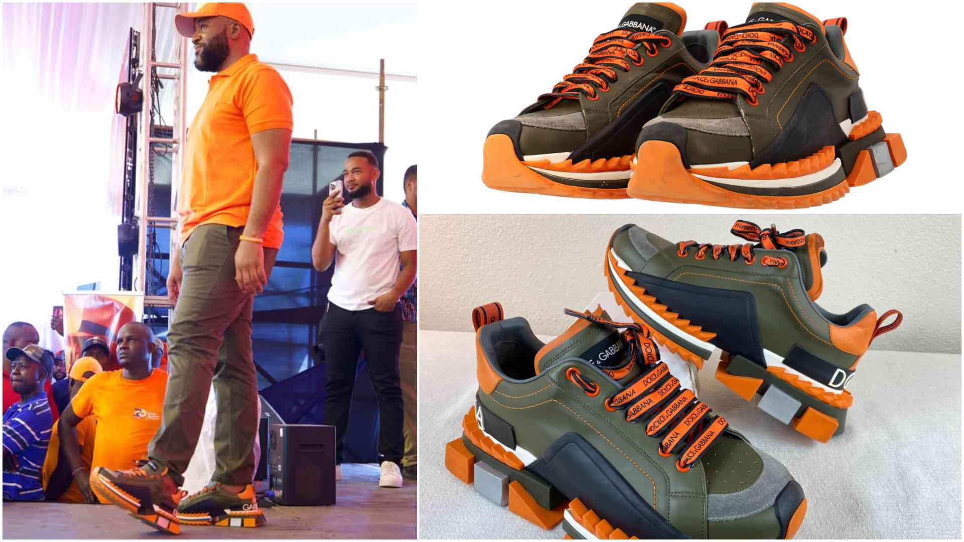 Joho steps out in Sh 116,000 Dolce  Gabbana Super King sneakers while gracing ODM at 20 celebration
