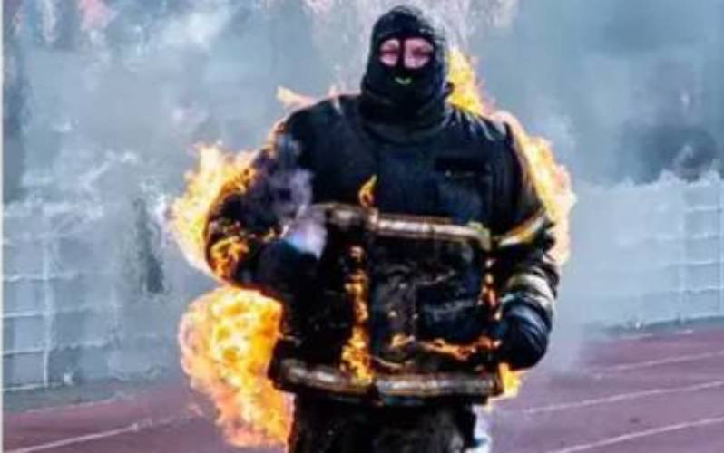 French man breaks Guinness record for running longest distance while on fire