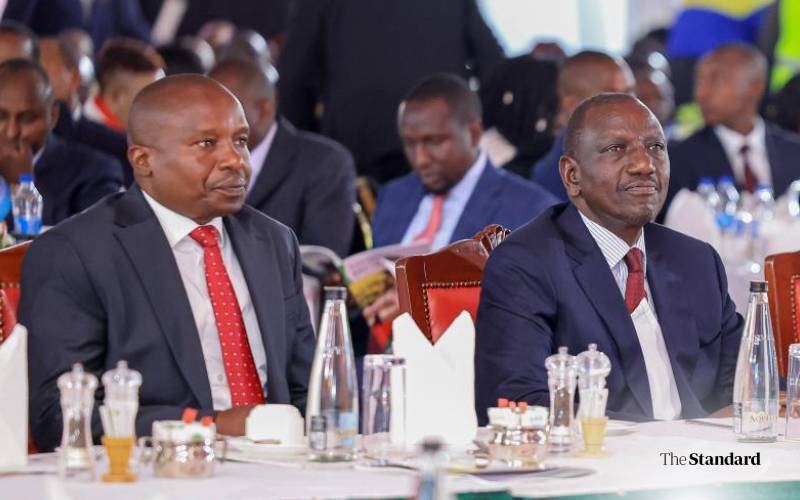 Ruto hits out at opposition as...
