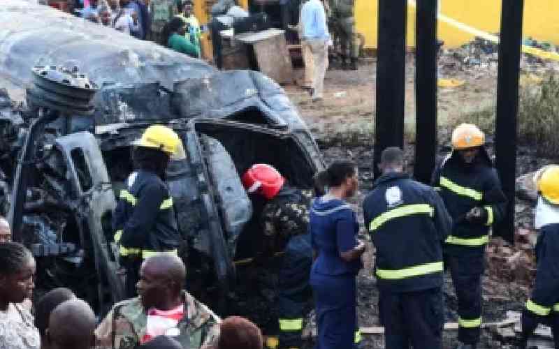 Uganda fuel truck explosion kills 11