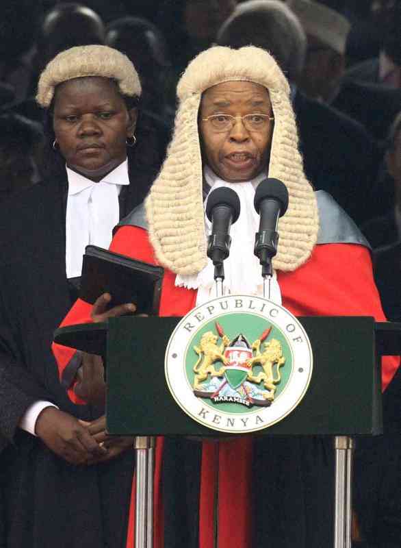 Evan Gicheru: CJ who swore Kibaki in at night igniting mass violence