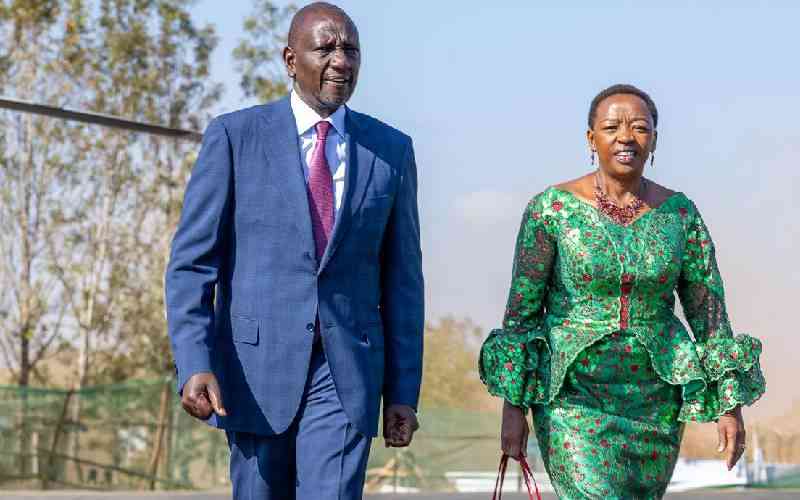 PHOTOS: Ruto leads Kenyans in celebrating Mashujaa Day at Ithoowe Stadium