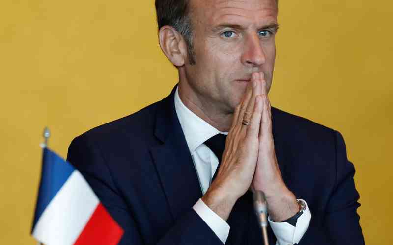 French president says US strikes on Iran not legal