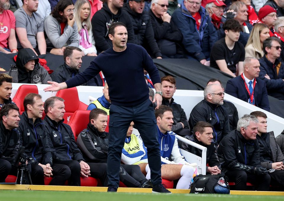 Everton boss Lampard fined for criticising referee in Liverpool clash