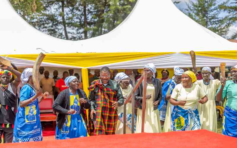 Wetang'ula, clergy raise concern over culture of hiring goons to disrupt rallies