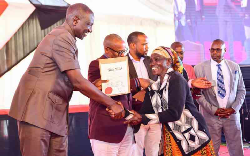 Hustler Fund clients must repay loan: Ruto