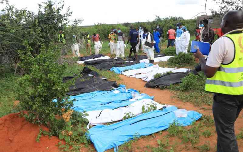 First four victims of Shakahola tragedy buried in one grave