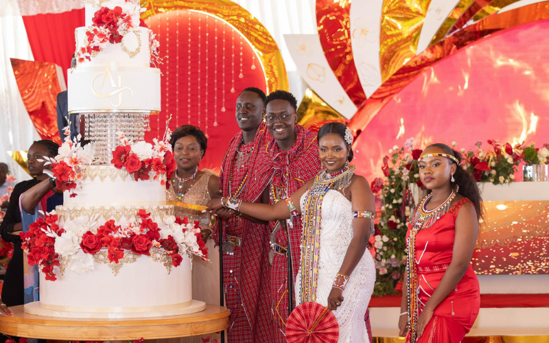 Governor Ntutu's son weds in colourful Maasai-themed ceremony graced by President Ruto
