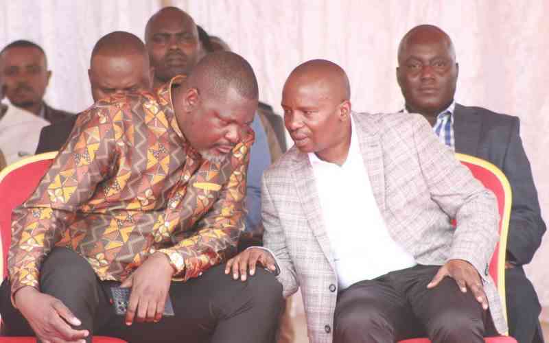 Kindiki-Ruku altercation sign ...