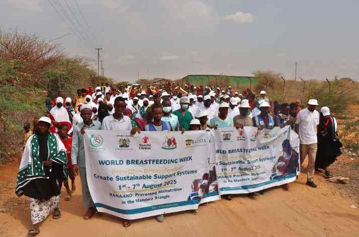 Mandera marks World Breastfeeding Week with call to strengthen support systems