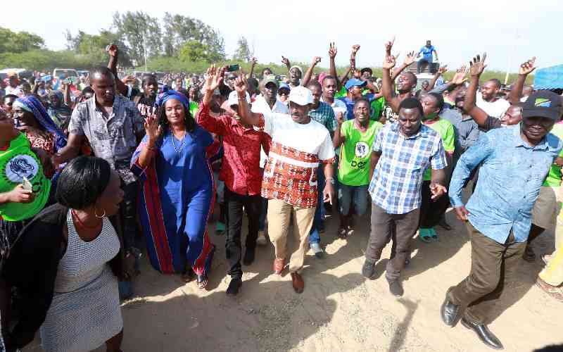 ODM, DCP size up popularity ahead of Magarini by-election