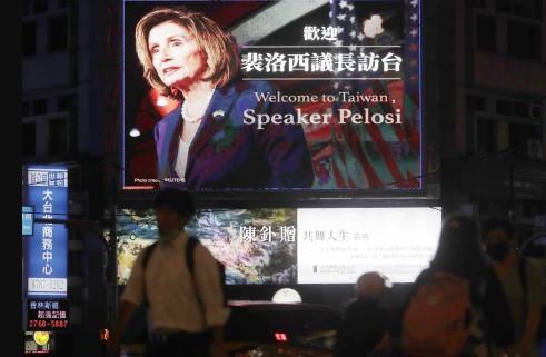 Pelosi says US will not abandon Taiwan as China protests