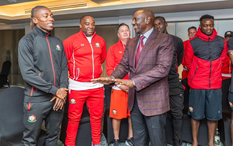Ruto pledges Sh2.5m per player if Harambee Stars beat Zambia in Sunday match