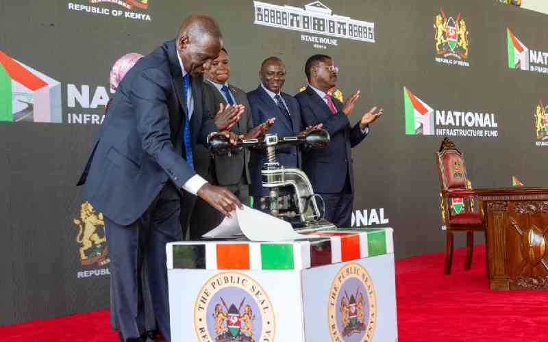 Mega infrastructure projects get lifeline as Ruto sings Bill