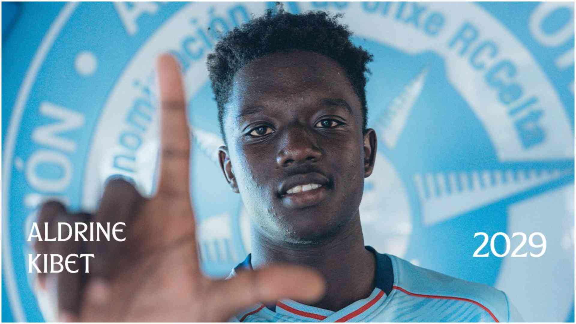 Celta Vigo confirm signing of Kenyan midfielder Aldrine Kibet on four-year deal