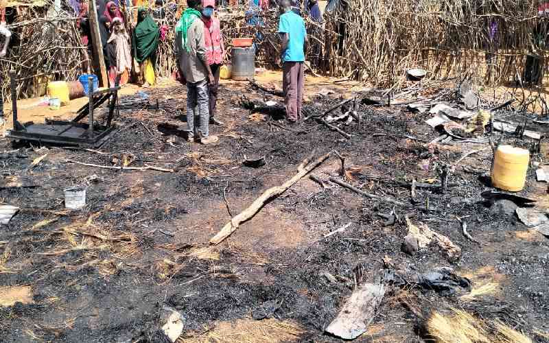 Child burnt to death, several houses destroyed in Mandera inferno
