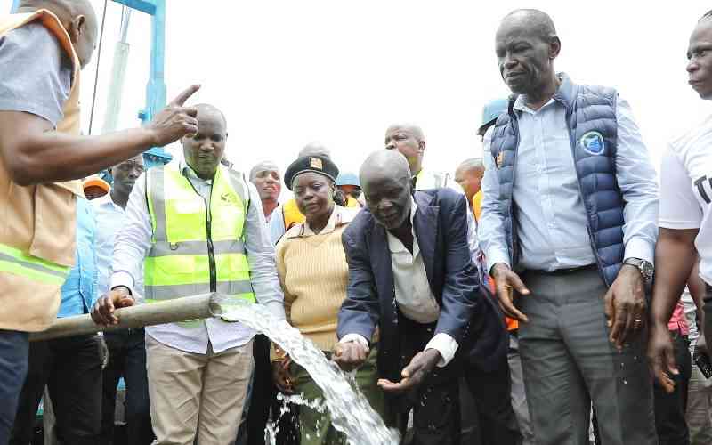 Project to cushion over 650 residents of Suba South from acute water shortage kicks off