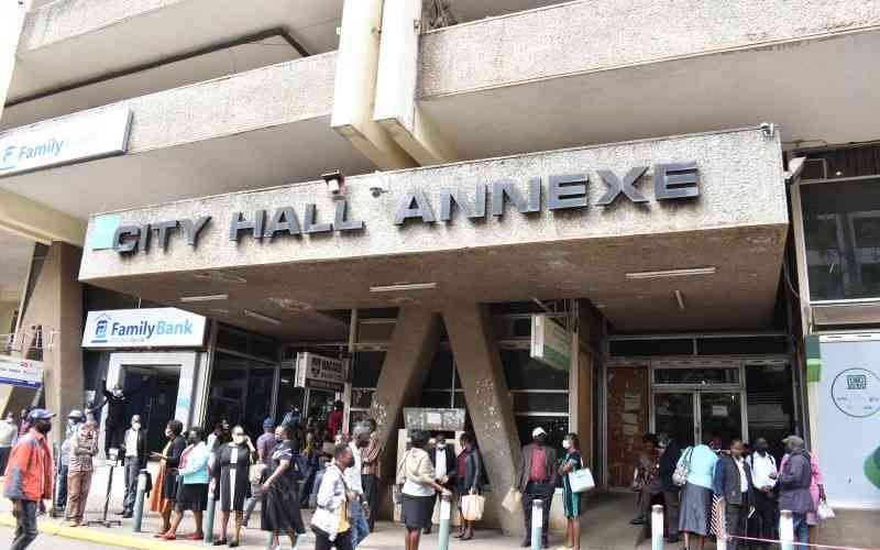 City Hall Annex askaris suffer after toilets were demolished over renovations