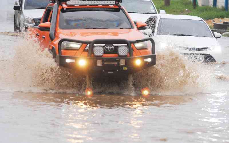 Two KRA officers missing after car swept by floods in Kwale