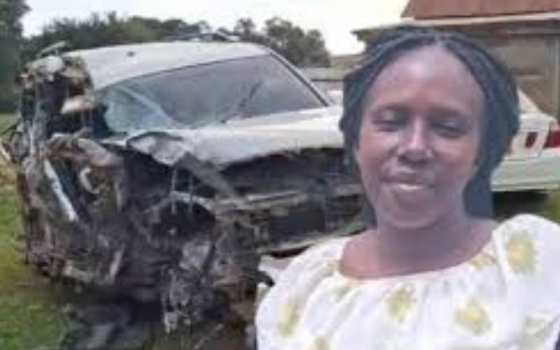 Utumishi school fire survivor mourns mother killed in crash