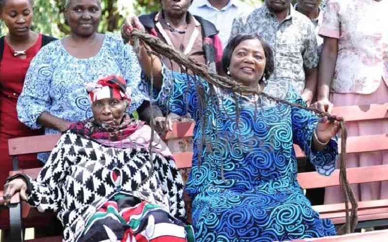 Why Field Marshal Muthoni Kirima donned dreadlocks for 70 years