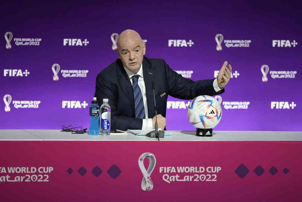 Infantino: In 2026, the FIFA World Cup is expanding its participation from 32 teams to 48 teams