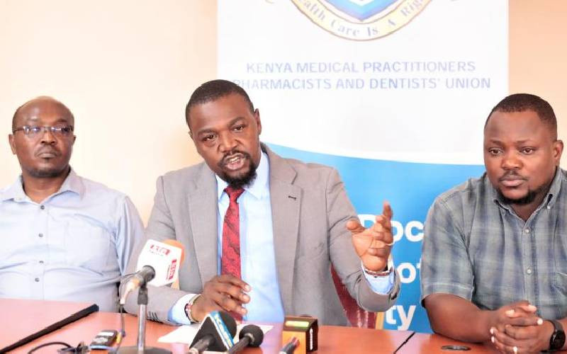 Looming health crisis as KMPDU maintains doctors' strike still on