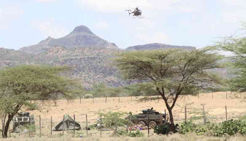 An unknown number of KDF soldiers killed in Lamu helicopter crash