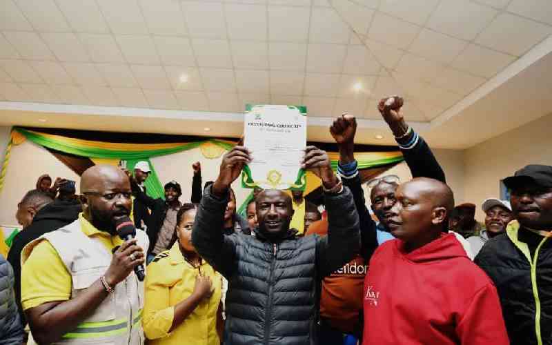 Kiaraho's PA wins Ol Kalou UDA nomination