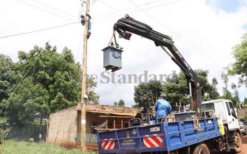 Villages in darkness after vandals steal transformer