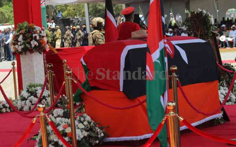 Why Raila Odinga received a 17-gun salute at burial