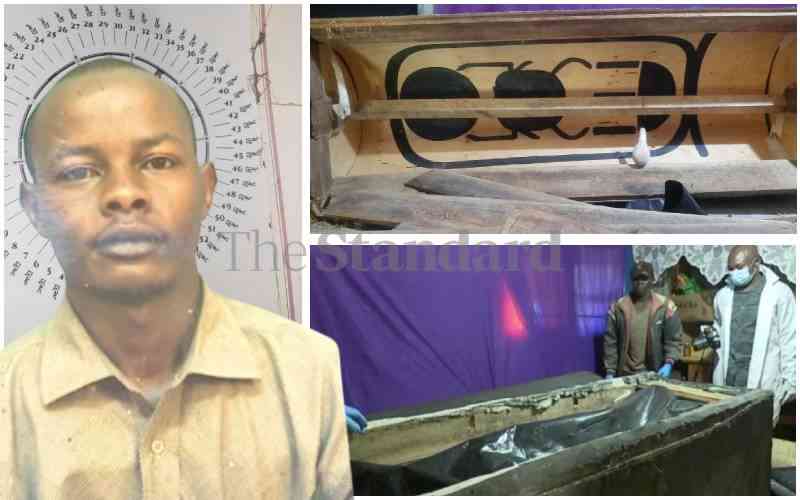 Bizarre drawings found in house of teacher found dead in concrete coffin