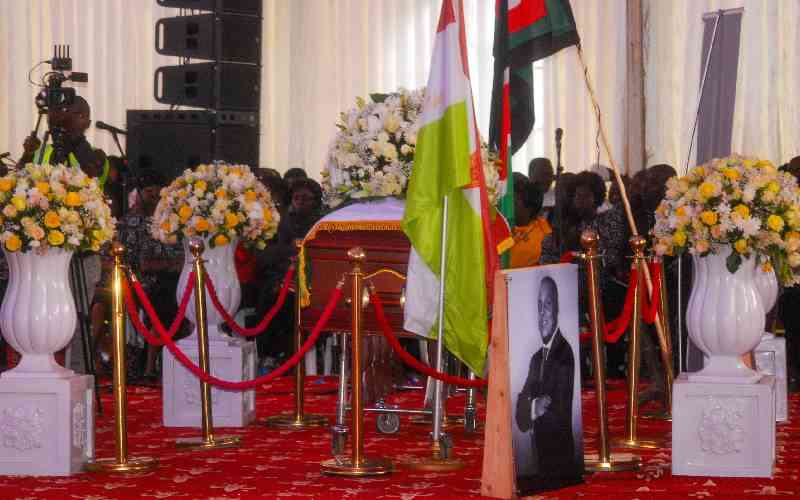Calls for justice and protection of parties as Jirongo is laid to rest