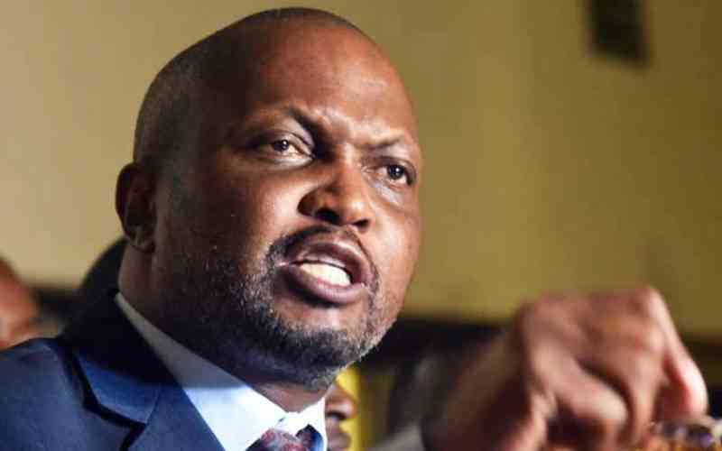 Broad-based government was my idea, Moses Kuria claims