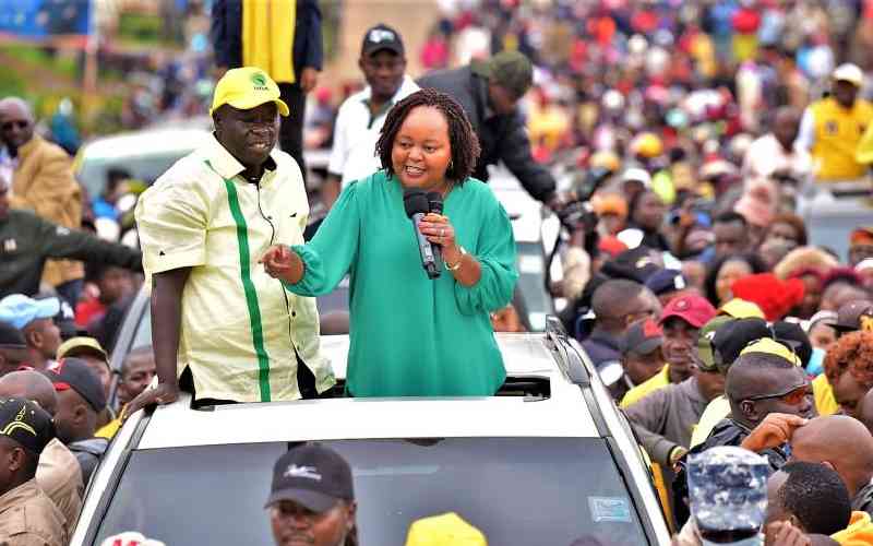 Waiguru leads women's trio in next DP race