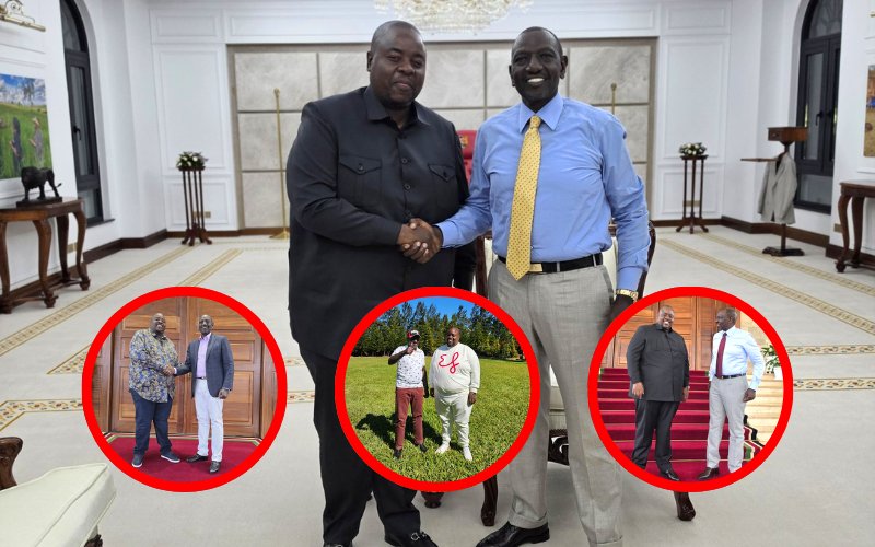 Questions as controversial businessman Wicknell Chivayo meets Ruto at Statehouse again