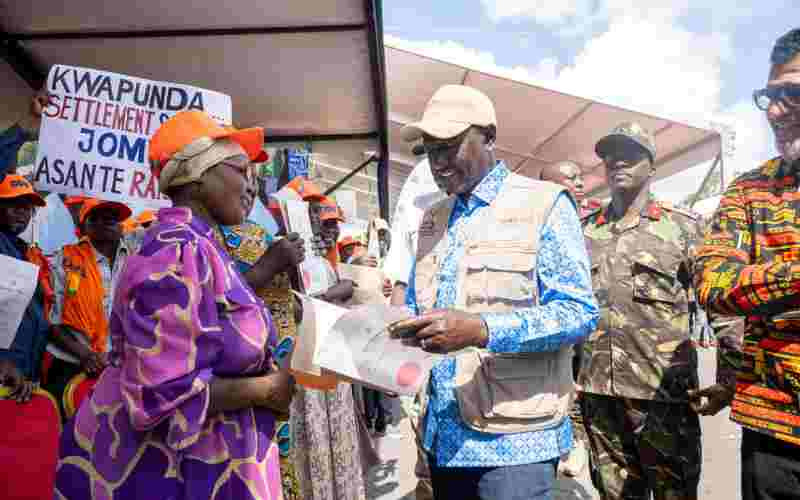'You will not blackmail me,' Ruto tells absentee landowners